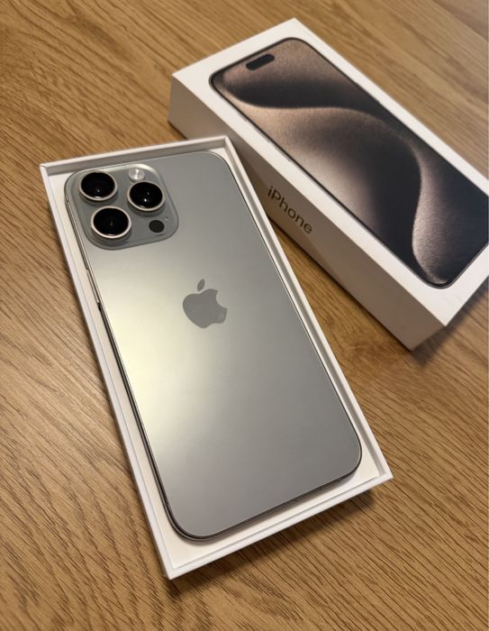 iPhone 15 PRO MAX • ca NOU • 96% Bateria •256 GB