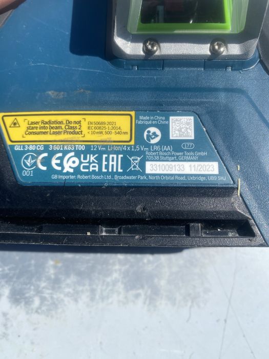 Nivela laser Bosch GLL 3-80CG, an 2023