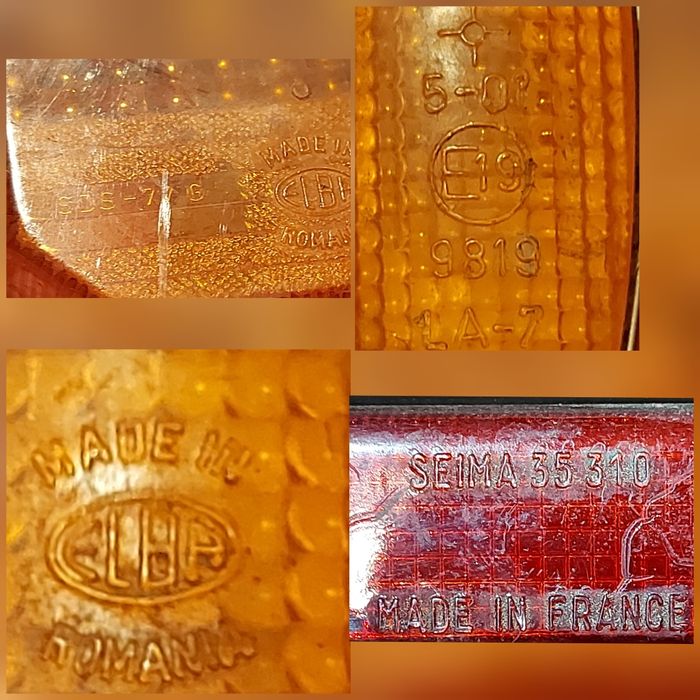 Semnalizari ELBA plafoniera stergatoare vechi Dacia 1300 Aro Ims Dac