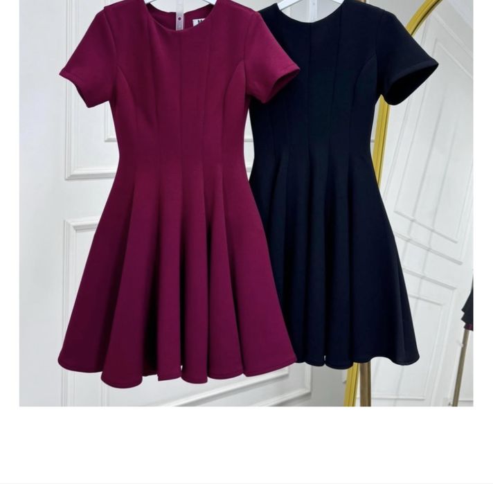 Продаю бордовое платье (размер 42-44)