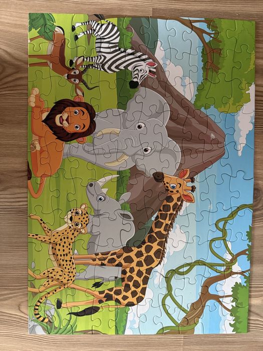 Set 6 puzzleuri animale, dinozauri și trenulețul Thomas