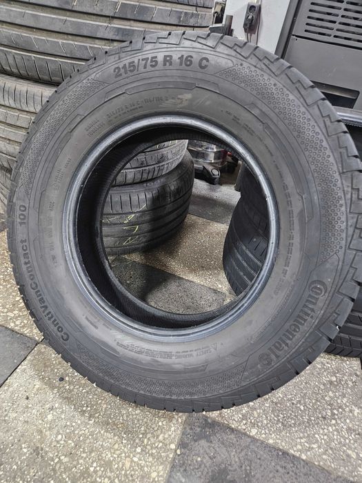 1бр 215/75/16 С CONTINENTAL 8мм грайфер дот:22г безплатен монтаж