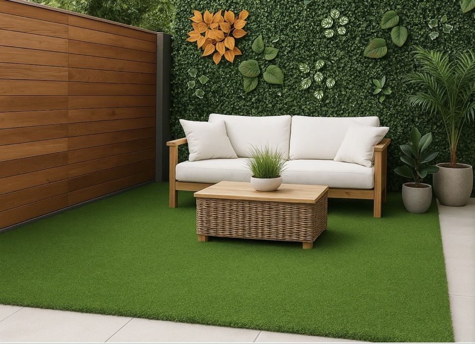Gazon covor iarba artificial cu aspect realist 2x1m