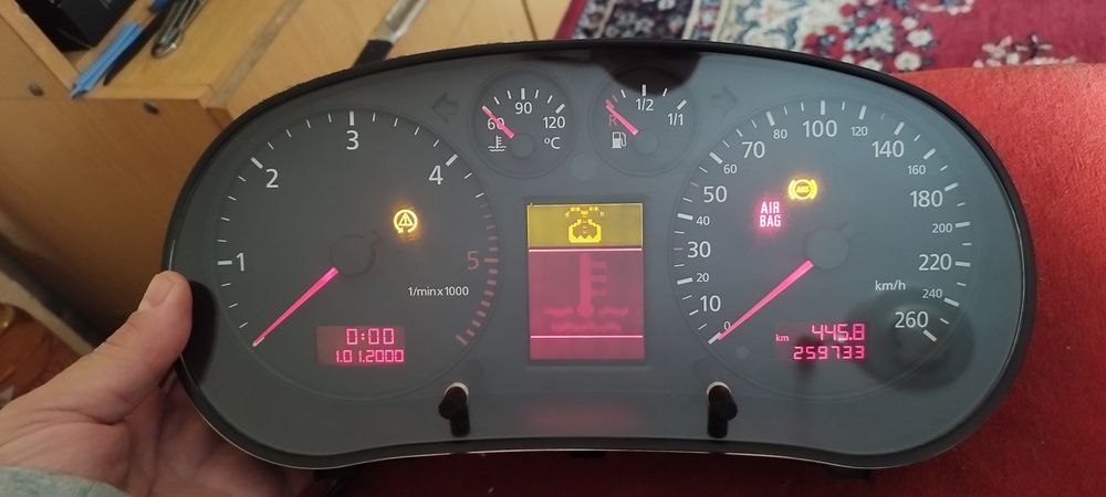 Километраж Audi a3 8l vdo ful fis