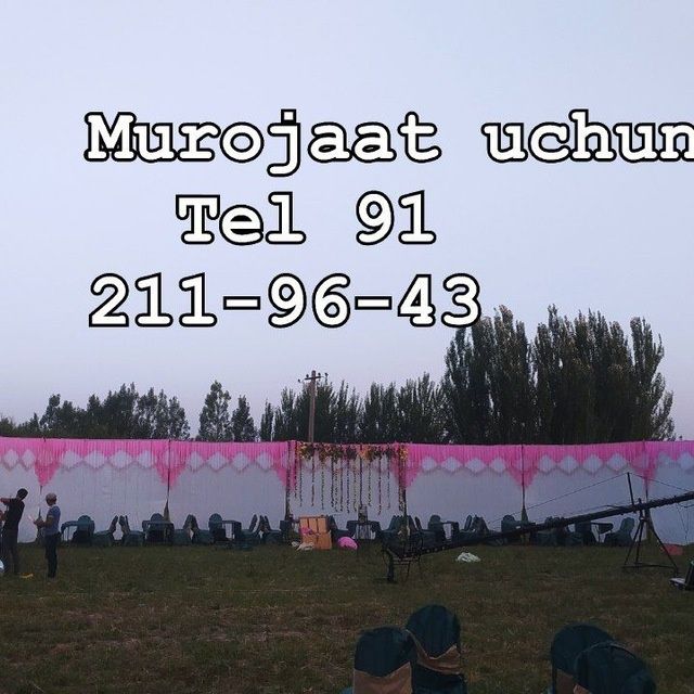 Tuy va marosimlarga xizmat qilamiz