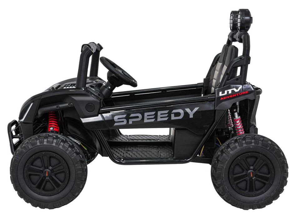 UTV electric pt copii cu 2 locuri Buggy 4x4 24V 350W (3558) Negru