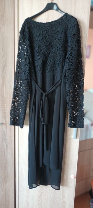 Rochie neagra eleganta superba