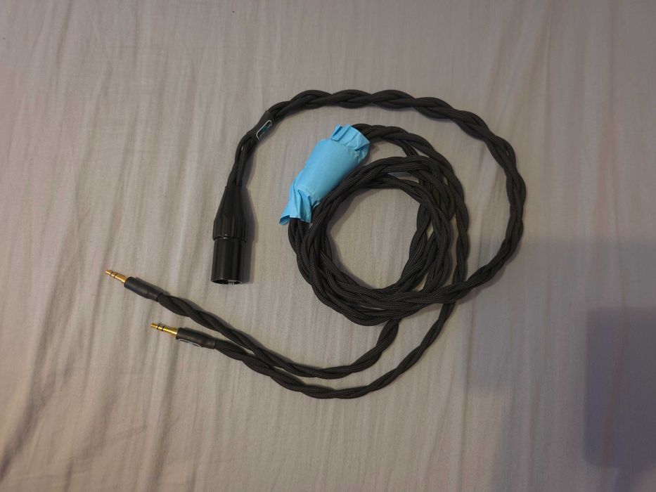 Cablu balansat XLR, Forza Audioworks Noir Hybrid HPC pentru casti HiFiMAN Arya, HE1000, Susvara nou.
