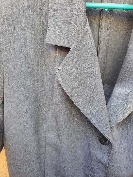 Costum dama sacou si fusta gri, marime S,  House of Art