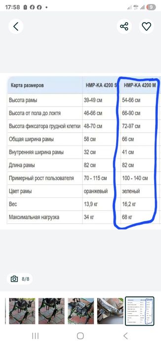 Ходунок Мега-Оптим HMP-KA 4200 размер М.