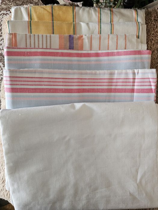 Простыни- пододеяльники - полотенца- тюдь