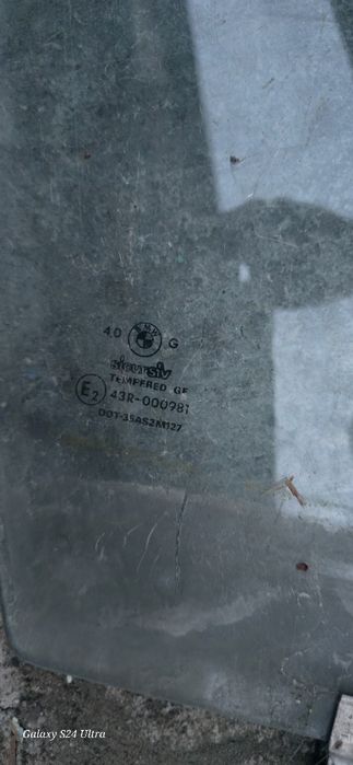Бмв е34. Пассажирское стекло