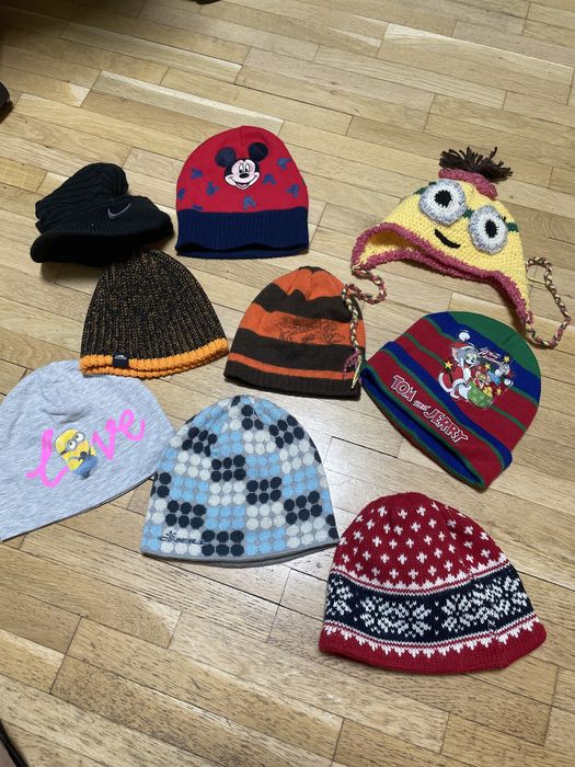 Nike, adidas, the north face, Oneil, spiderman и др шапки и ръкавици