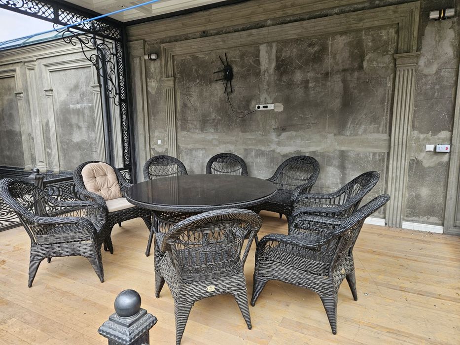 8 kishilik stol stul