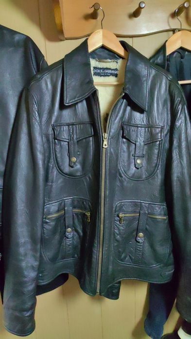 Geaca de piele naturală 56