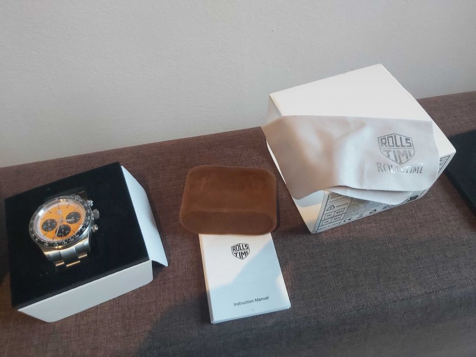 RollsTimi cronograf mecanism japonez VK63 (carcasa si bratara inox)