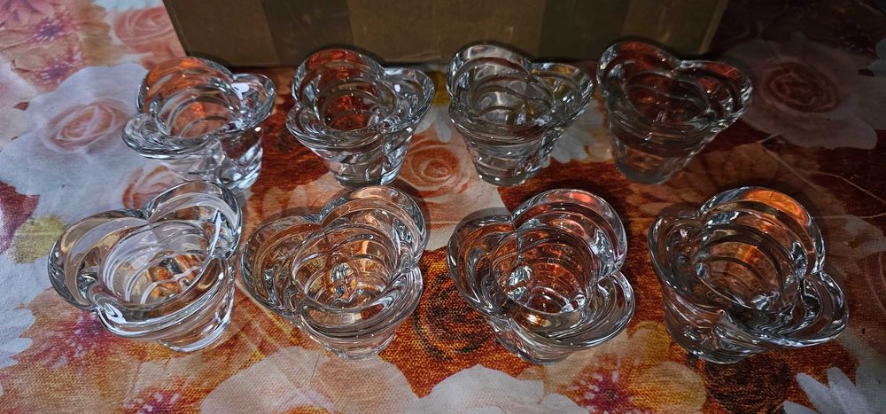 стъклени пепелници, свещници