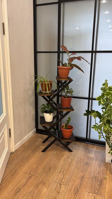 Полка для цветов новая лофт