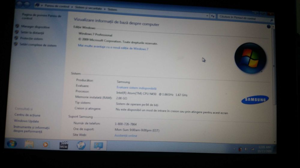vind leptop samsung 10 inci np n 220