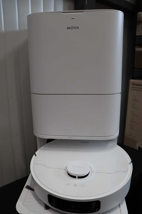 Прахосмукачка робот Mova E30 Ultra, моп, автоматично изпразване, App