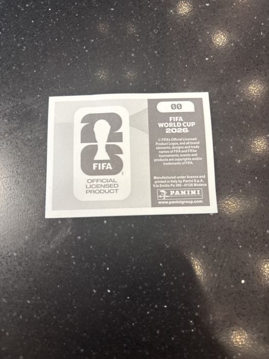 Panini stiker 00