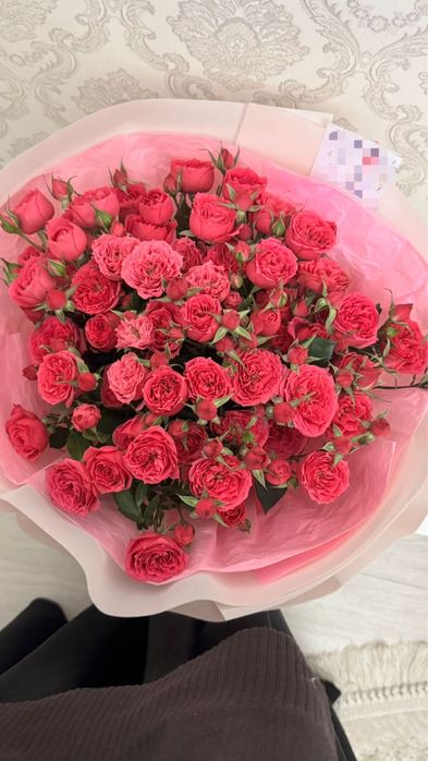 букет свежий спрей раушан гүлдер