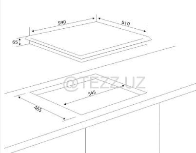 Комбинированная панель Hofmann CTBS631CIXS/HF