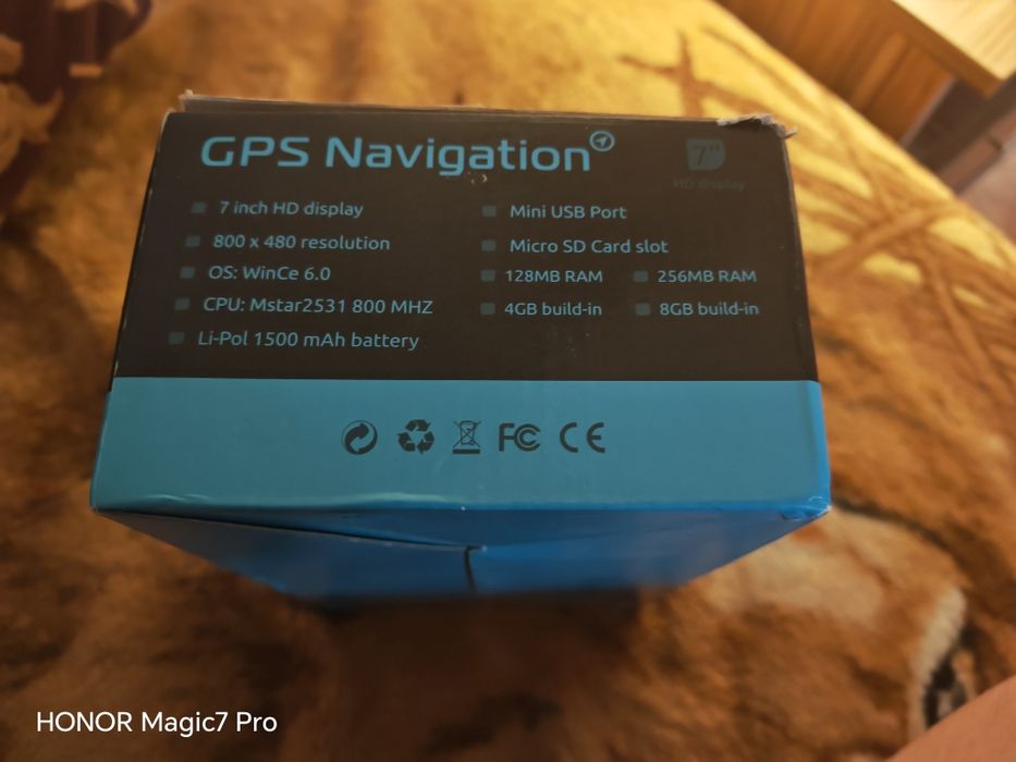 7" GPS Навигация (256MB RAM / 8GB Вградена памет) – За кола и камион