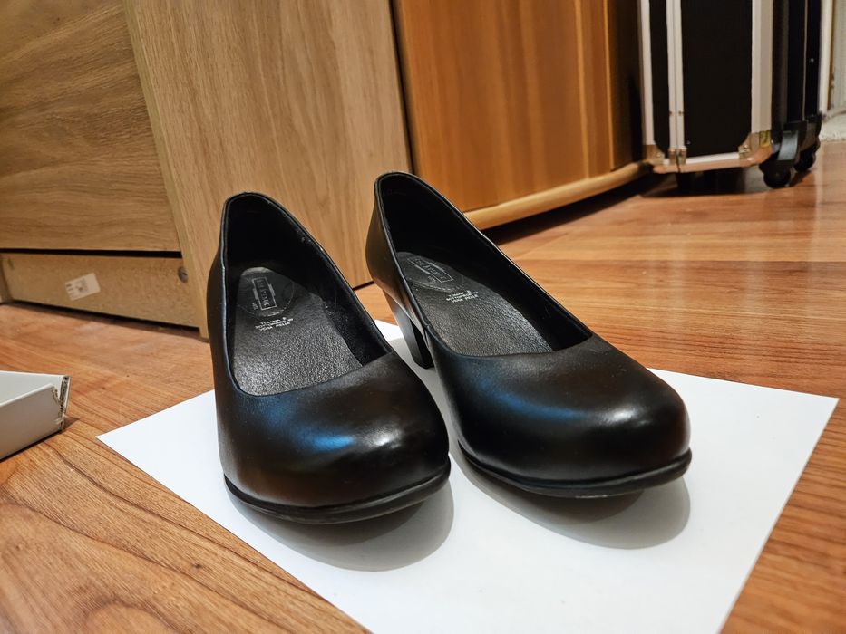 Pantofi negri eleganti piele naturala