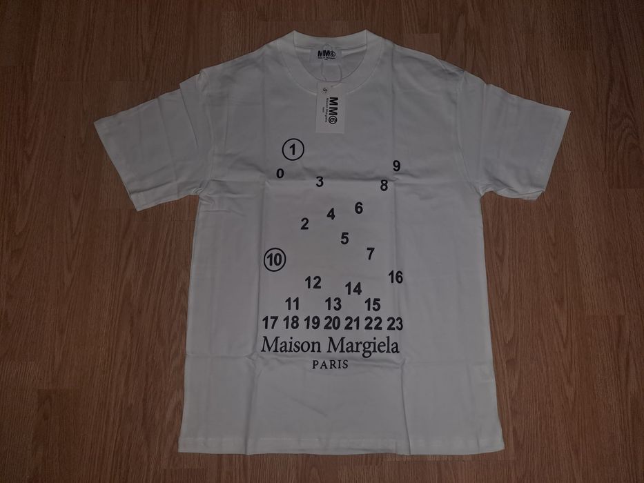 Tricouri Maison Margiela Numbers Premium 100% Bumbac S,M,L Gros&Rezistent 260 GSM