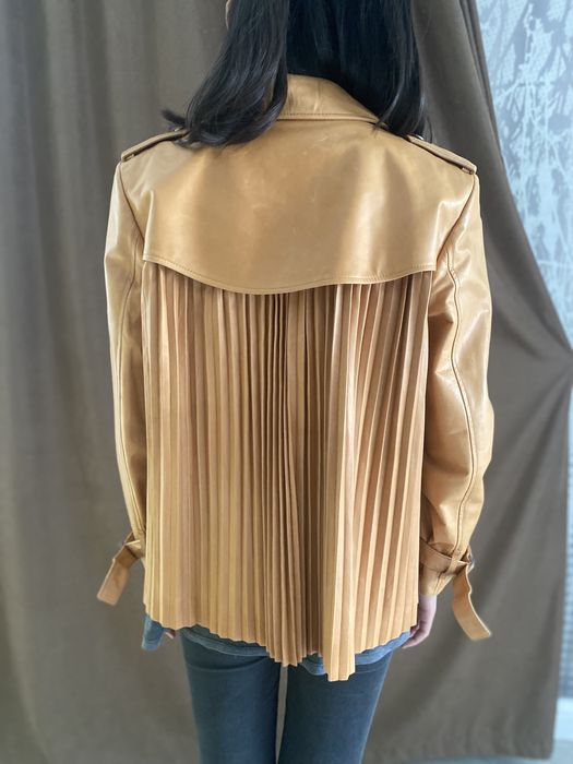 пиджак кожаный