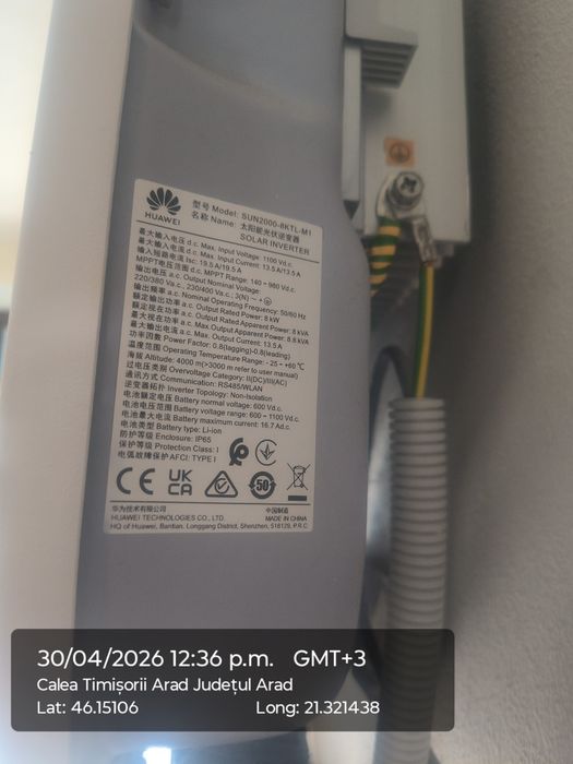 Ivertor 8 kw folosit 6 luni