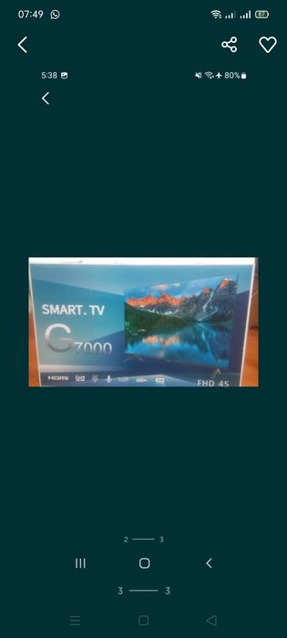 Продам новый телевизор smart YouTube всё поддерживает
