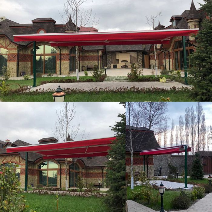 Ikki tomonlama markiza T Markiza Двухсторонняя маркиза Т Маркиза Тент