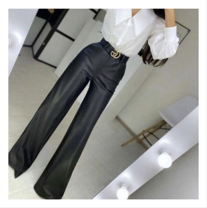 Новый Кожаные брюки