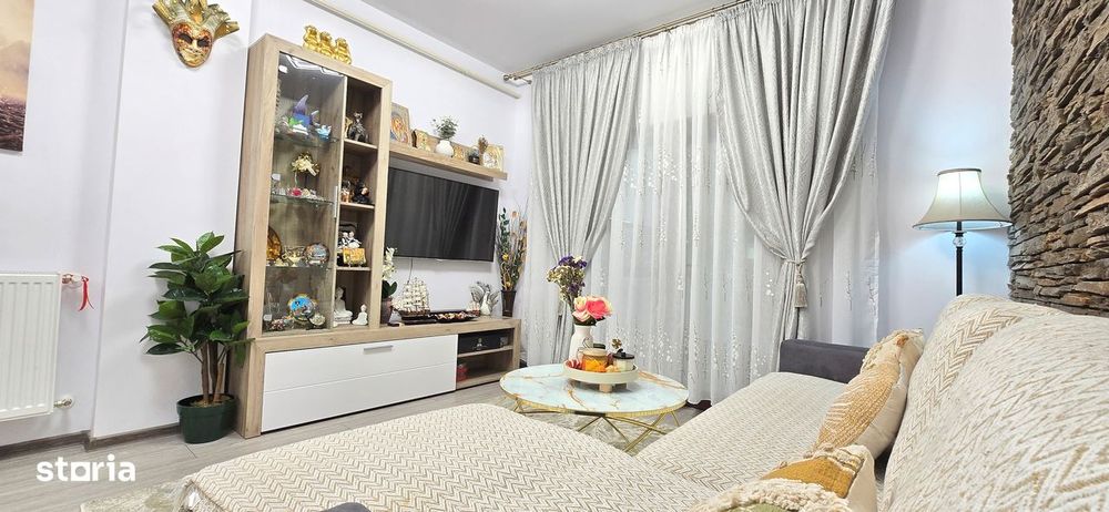 INTABULAT Apartament 3 camere et. 2 mobilat, utilat + PARCARE Bloc NOU