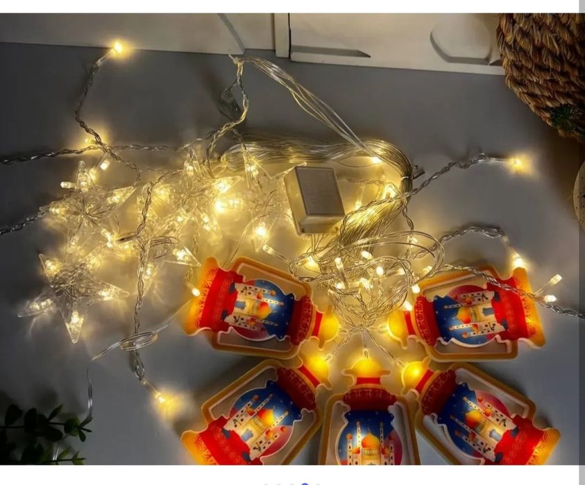 Гирлянда для Рамадан, Рамазан айына шамдар