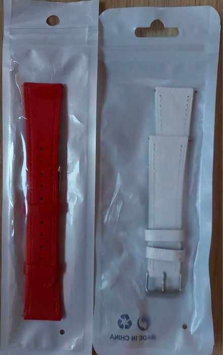 Кожени каишки 20 и 22 мм. за смарт часовници Xiaomi, Huawei, Samsung