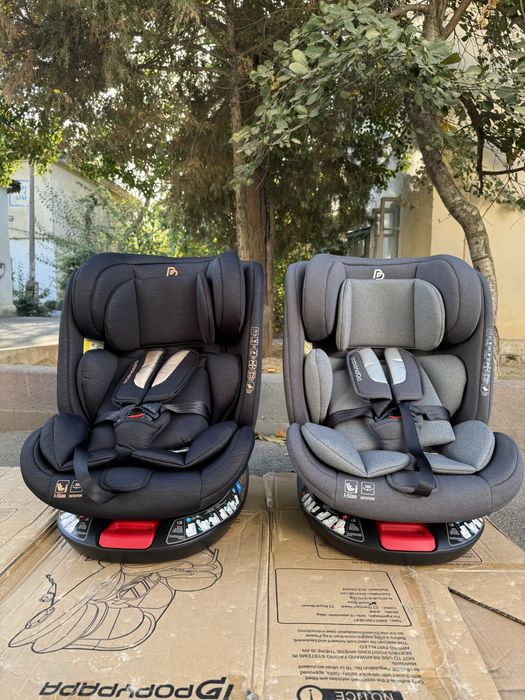 Комфортное детское автокресло isofix 0+ 36 кг крутится на 360 градусов