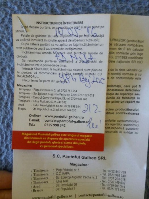 Pantofi dama  mărimea 36