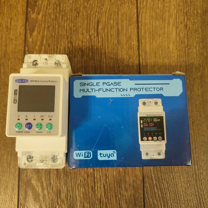 TOMZN 2P 63A 110V/220V Tuya Smart Switch/Multi-Function Protector