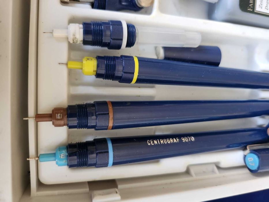 рапидографи Rotring Isograph и Centropen, пергели Orig.Richter de Luxe