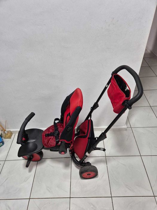 Tricicleta pliabila Smart Trike rosu