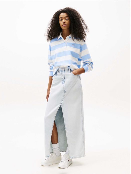 Tommy jeans long jeans skirt XS S