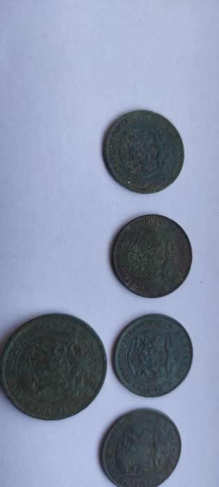 Монети, 5, 10 Ст 1881
