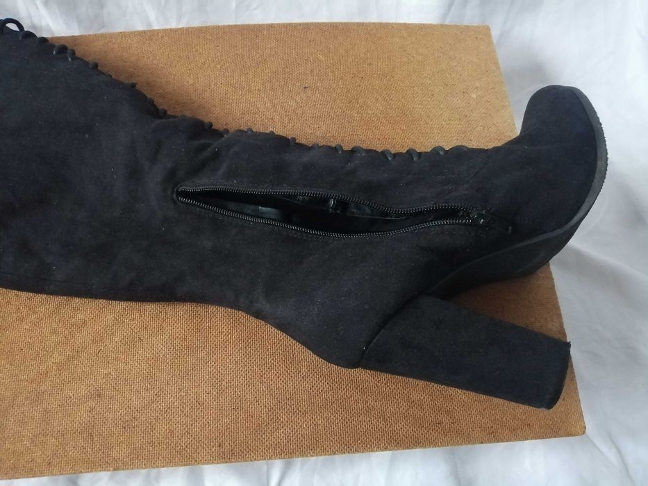 № 41 дамски ботуши с висок ток и връзки WILD DIVA