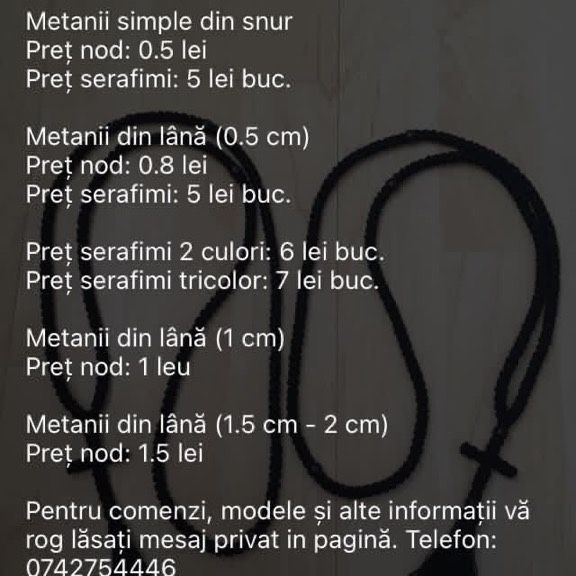 Metanii arhieresti si calugaresti, bratari