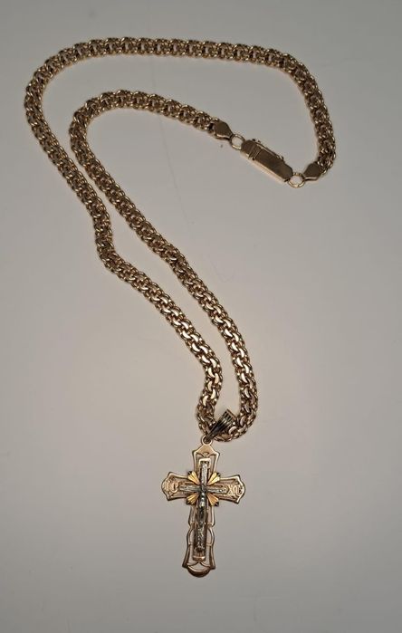 Продам цепочку с крестиком