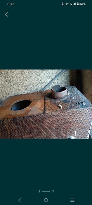 Продам печь на твердом топливе