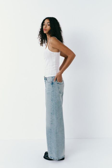 Zara Джинсы wide